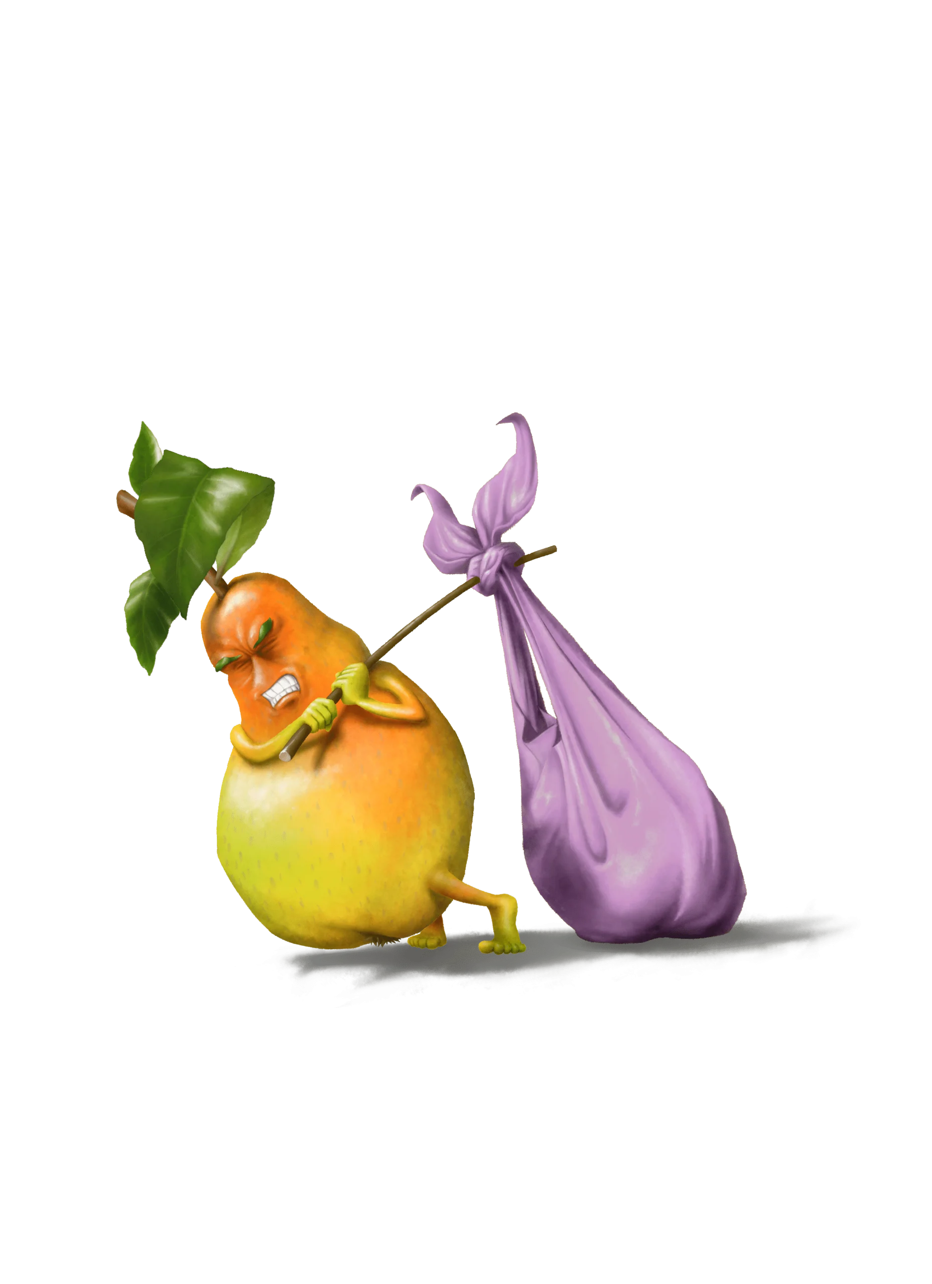 La poire, illustration Les Gumlos