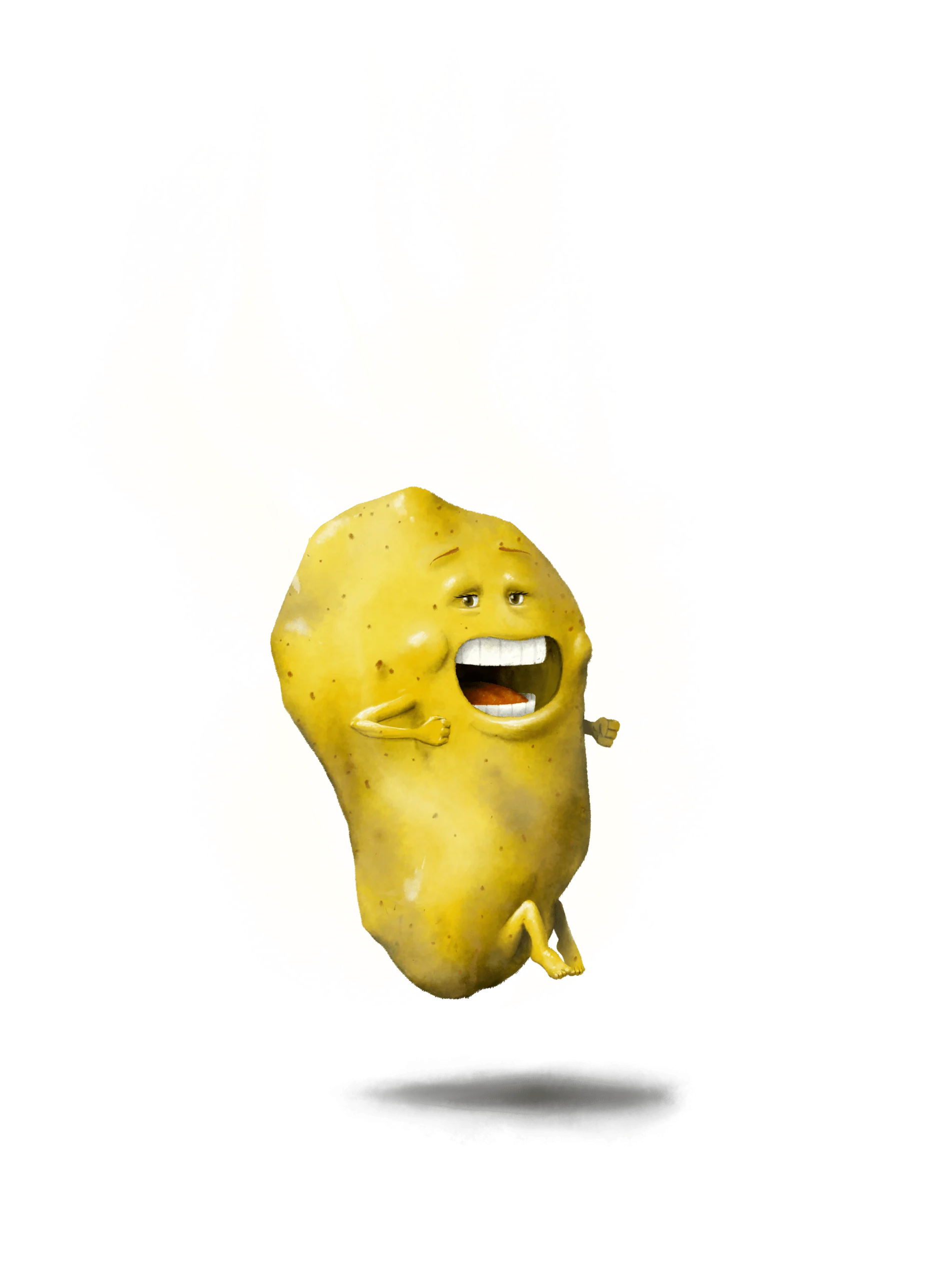 La pomme de terre, illustration Les Gumlos