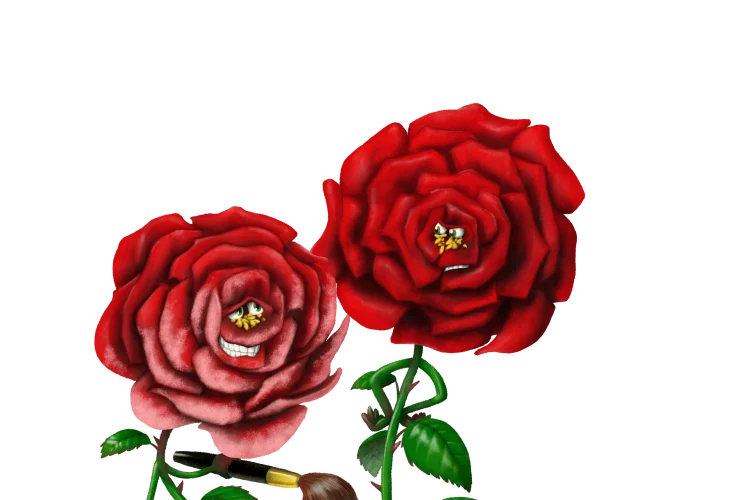 La rose des Gumlos, illustration de l'expression « découvrir le pot aux roses »
